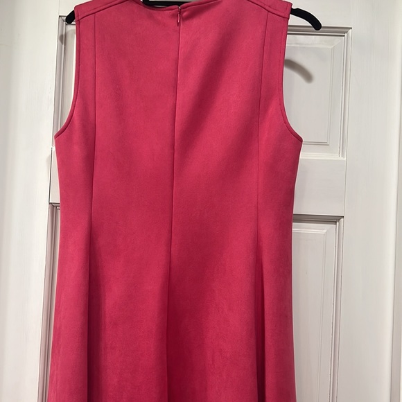 DKNY faux suede dress Pink - Picture 5 of 8
